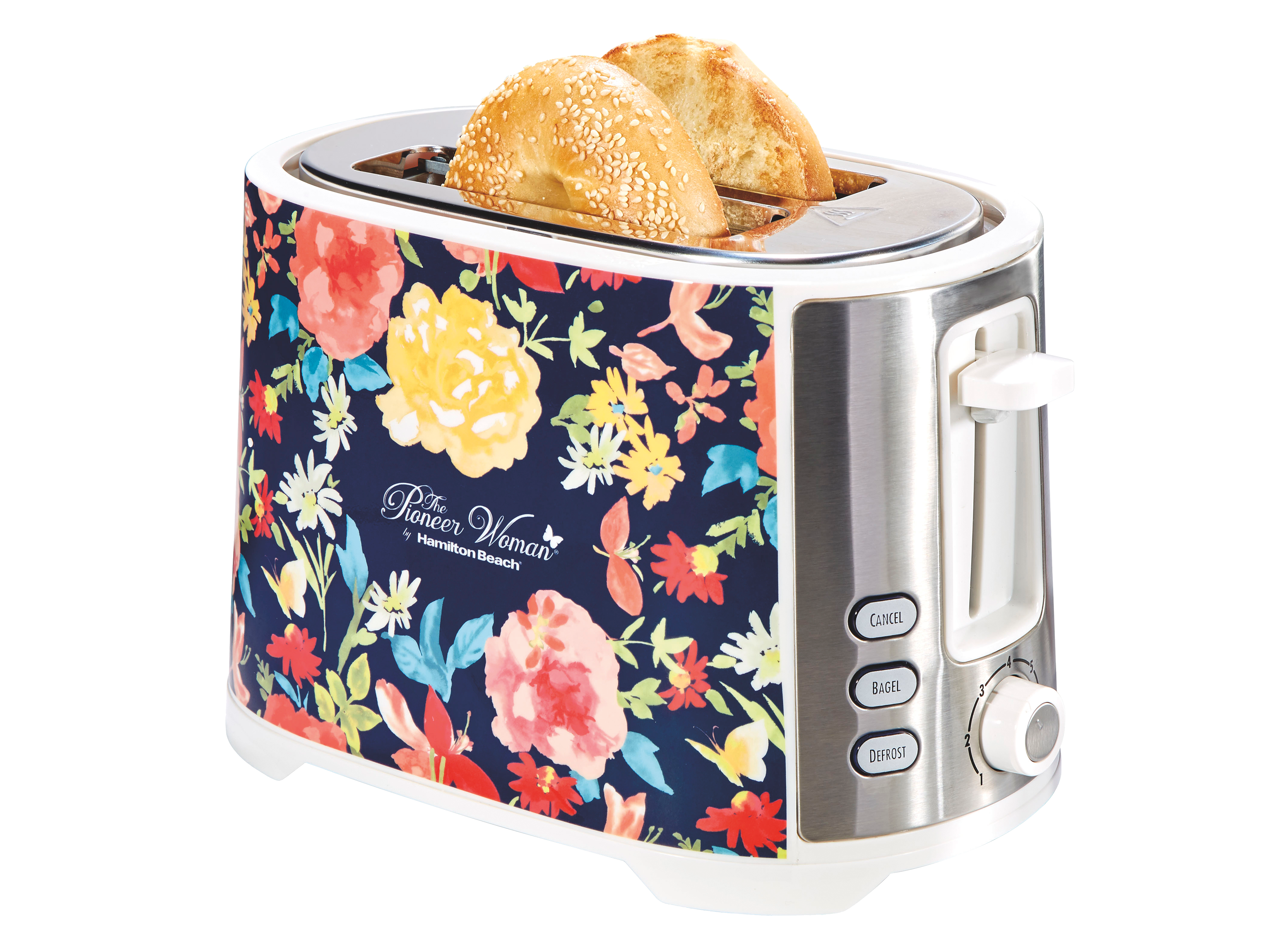 Pioneer Woman Extra-Tall Electric Can Opener, Fiona Floral, 76701