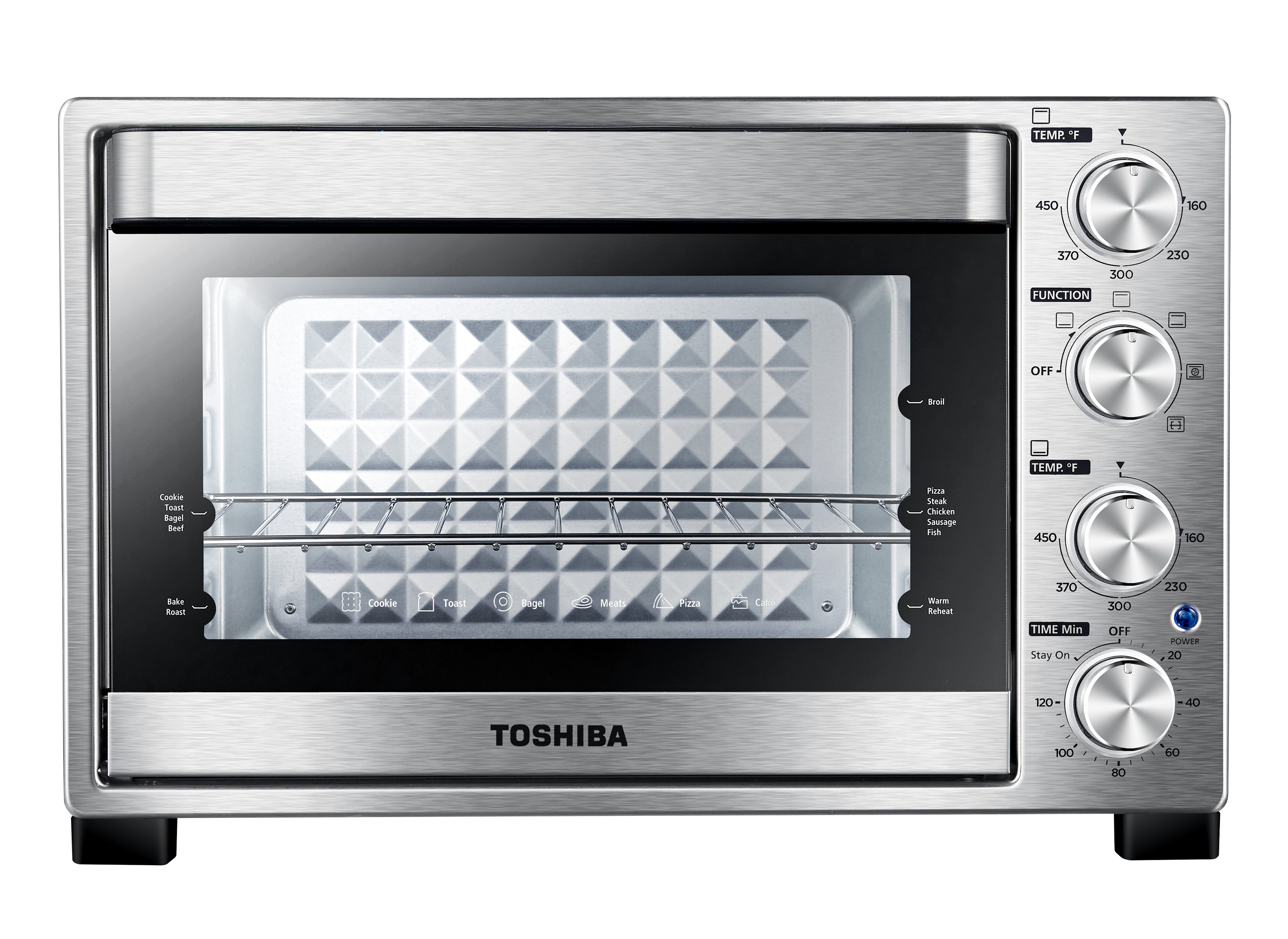 Toshiba MC32ACG-CHSS Convection Toaster Oven, Stainless Steel (As