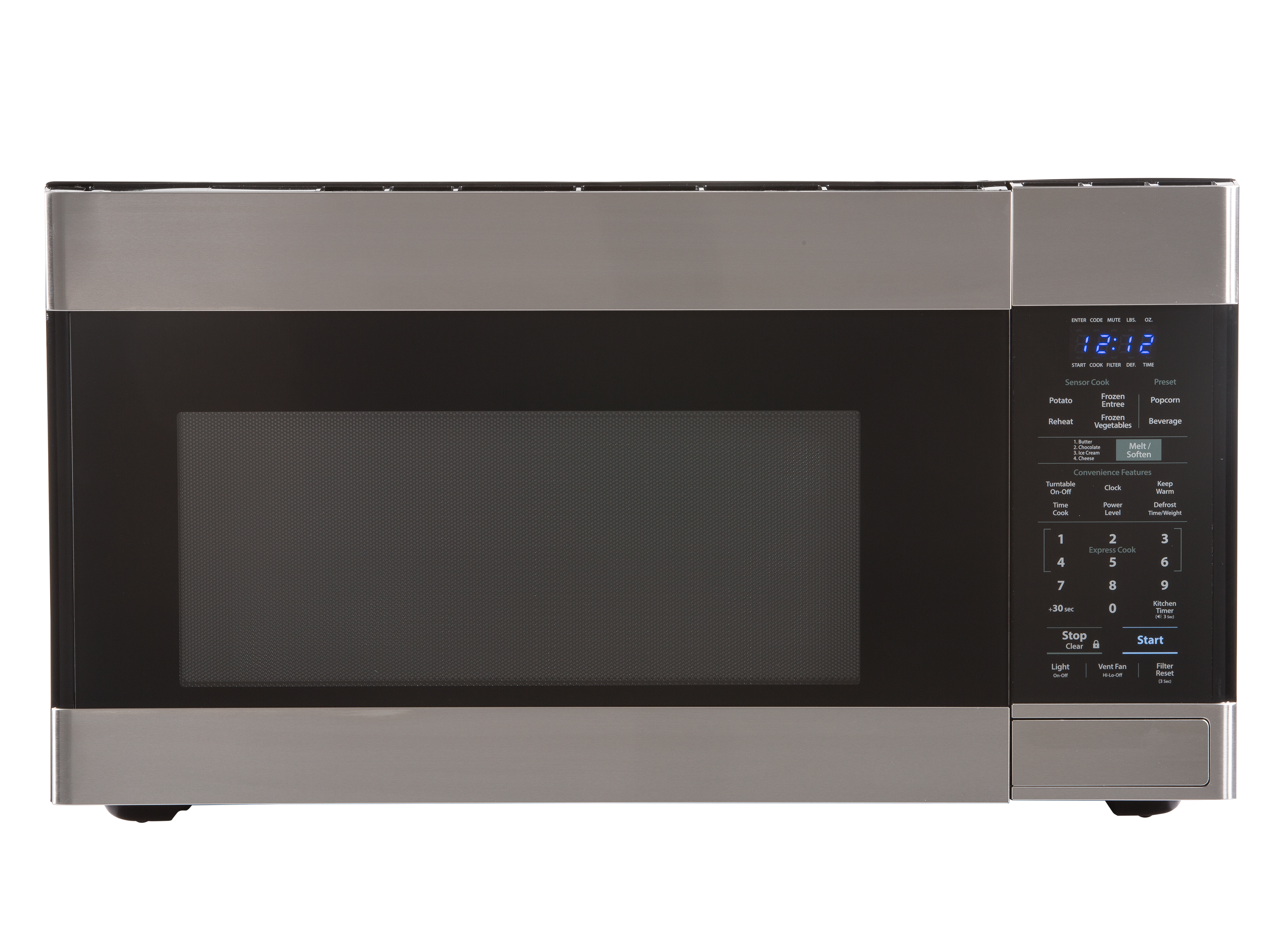 450 CFM in Stainless Steel Capacity 1000 Cooking Watts Sharp SMO1652DS Over the Range Microwave Oven with 1.6 cu ft 