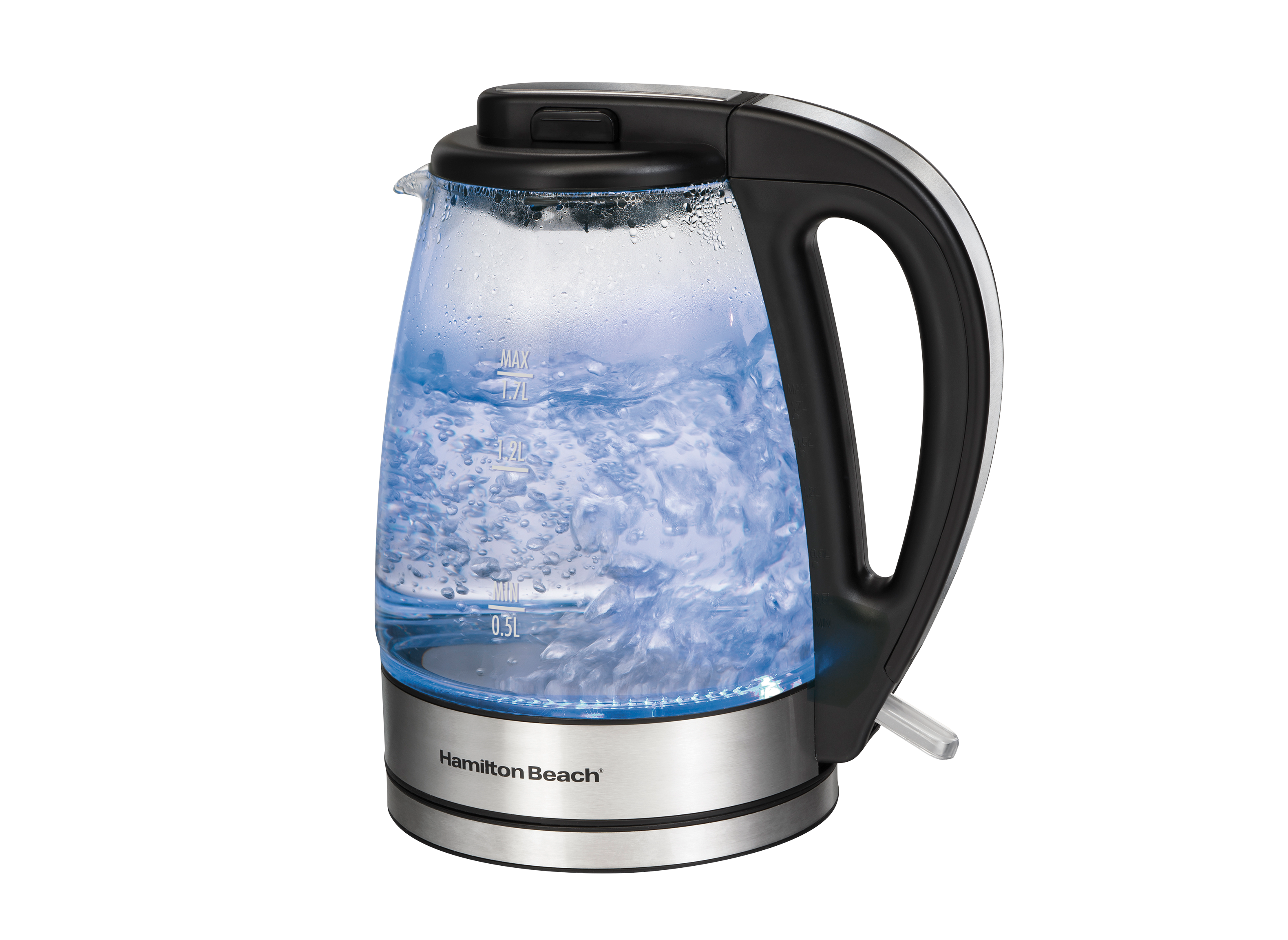 Glass kettle with boiling water and steam. Transparent glass kettle with  boiling #Sponsored , #sponsored, #Advertiseme…