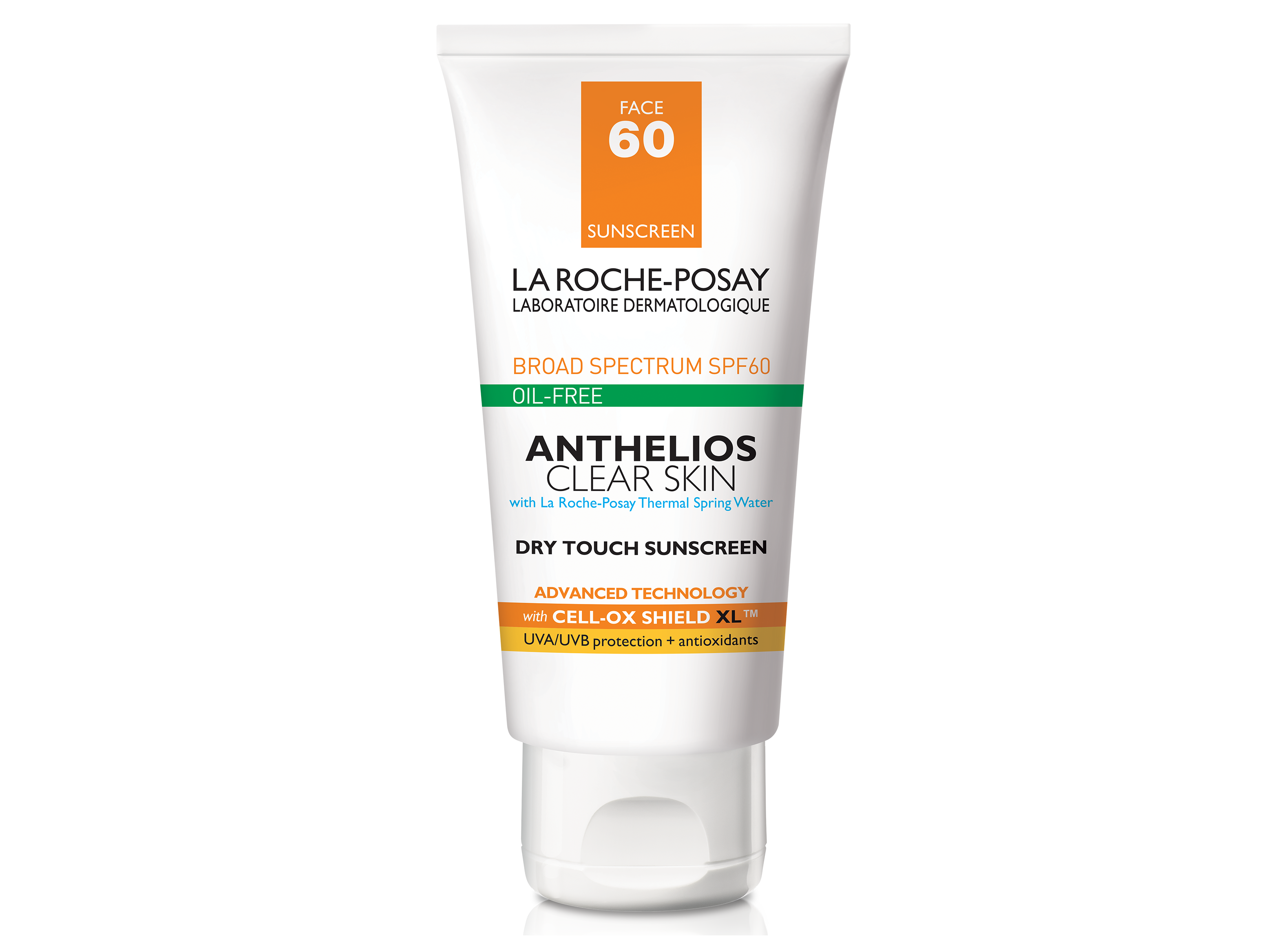 La Roche-Posay Anthelios Clear Skin Dry Touch Sunscreen SPF 60, Oil Free  Face Sunscreen for Acne Prone Skin, Won't Cause Breakouts
