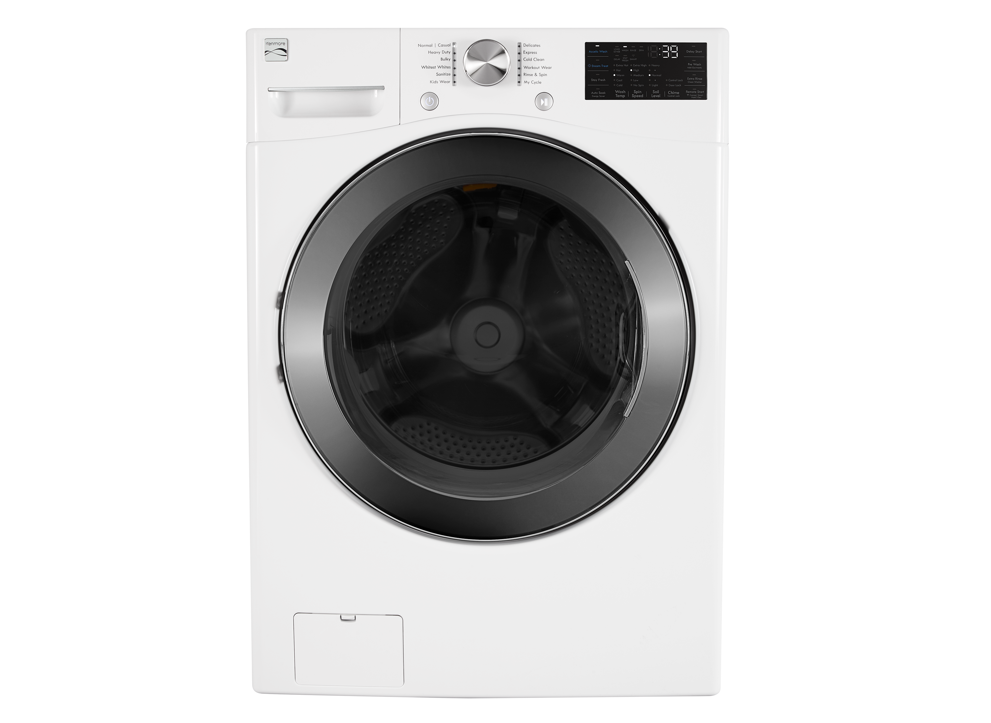 Kenmore 41562 4.5 cu. ft. Smart Wi-Fi Enabled Front Load Washer w/ Accela  Wash® & Steam - White