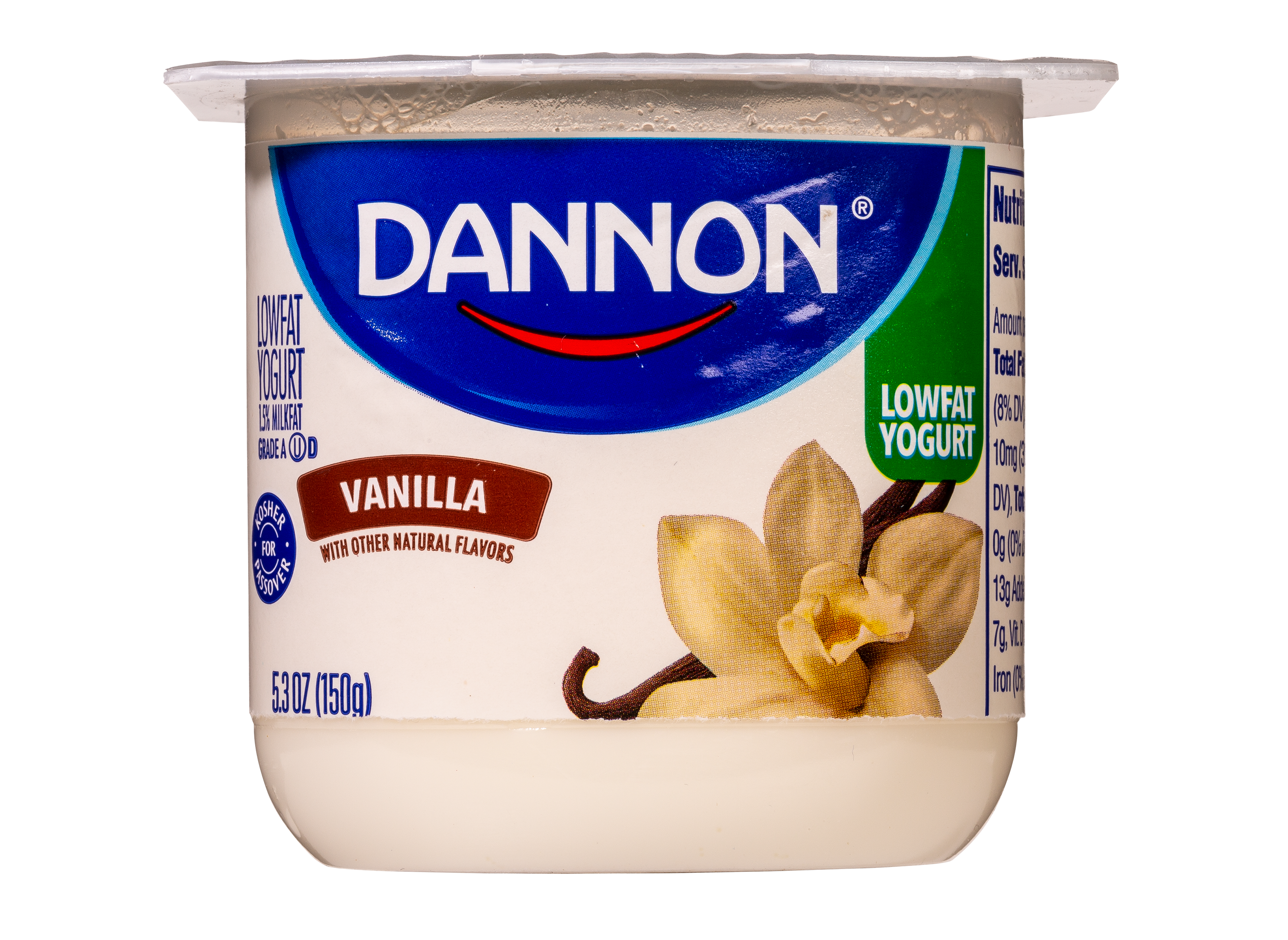 Dannon Yogurt, Low Fat, Vanilla