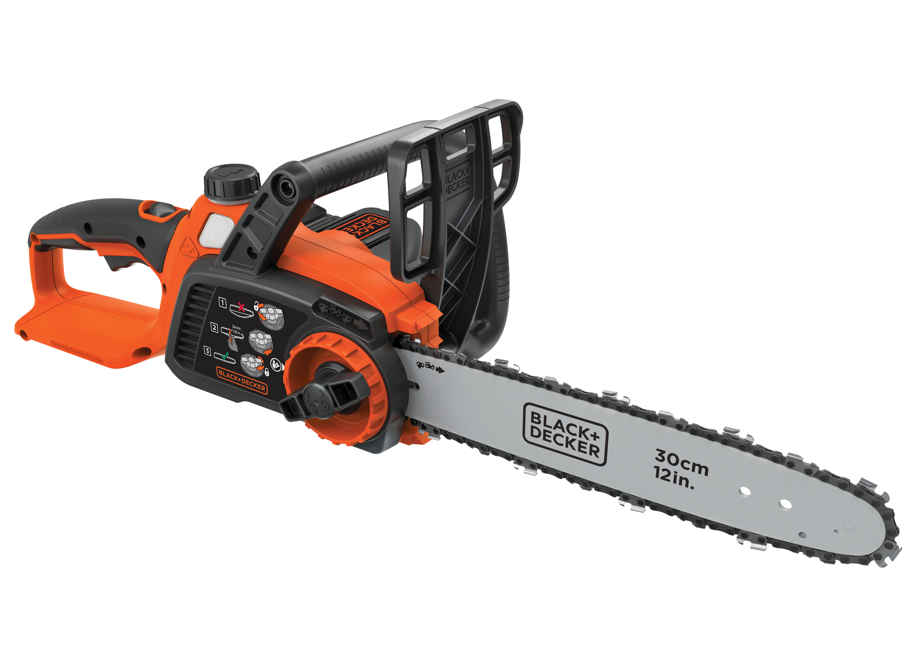 Image of Black & Decker LCS1240 chainsaw product page
