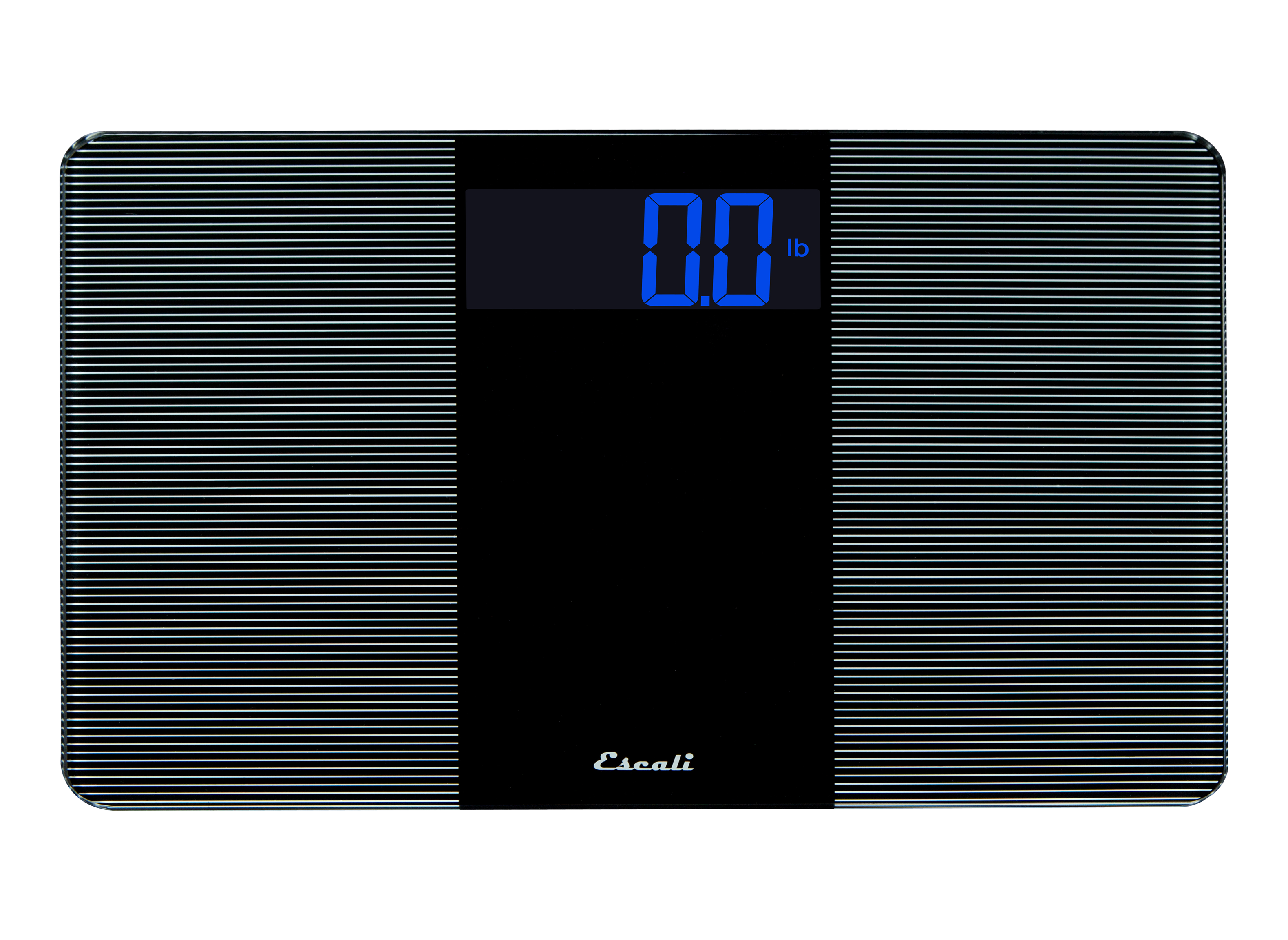Escali XL200 Extra Large Bathroom Body Scale, Non-Slip Surface, LCD Digital  Display, 440lb Capacity, White/Grey 