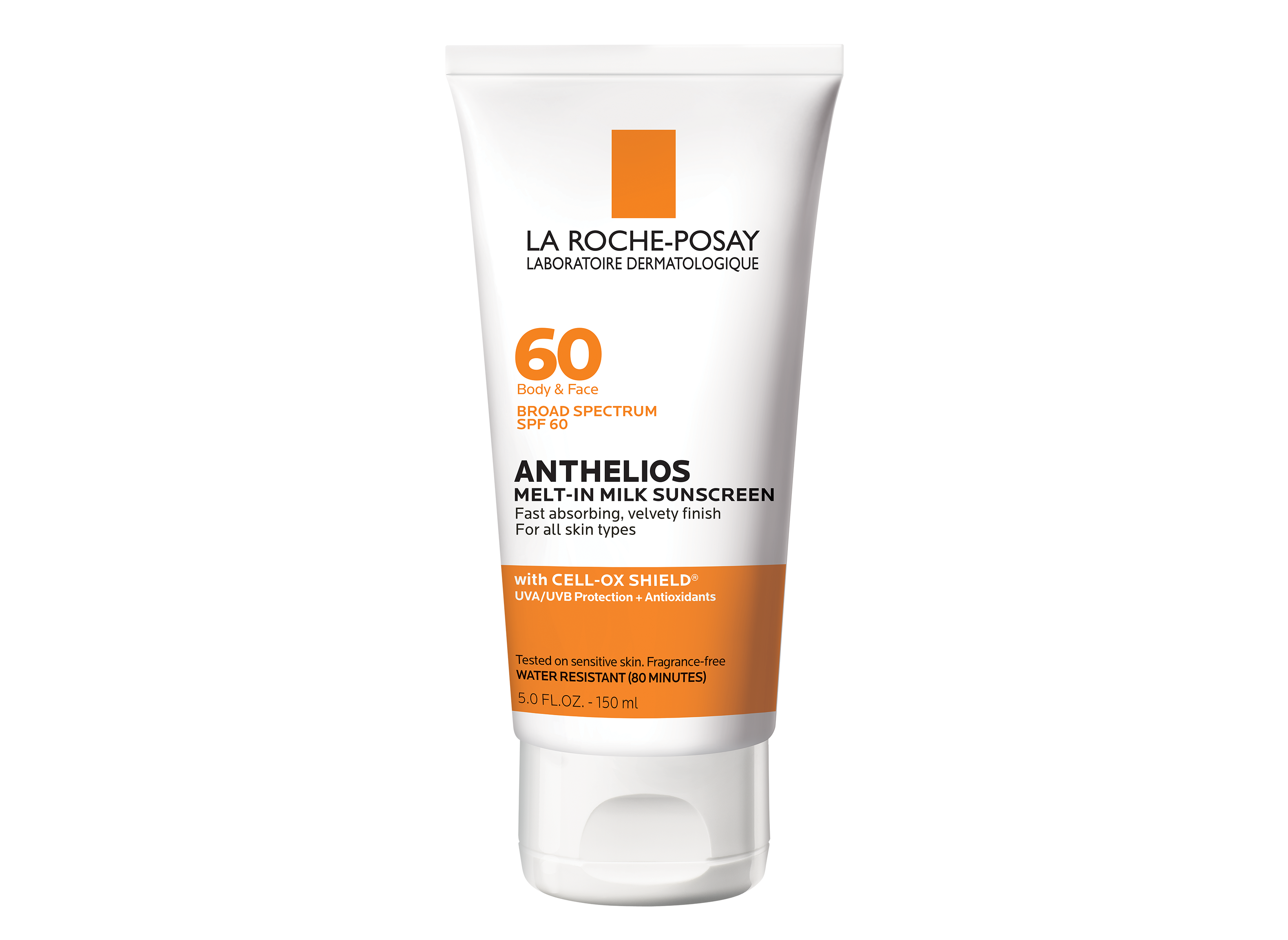 La Roche-Posay Anthelios Melt-In Milk Body & Face Sunscreen SPF 60, Oil  Free Sunscreen for Sensitive Skin, Sport Sunscreen Lotion, Sun Protection 