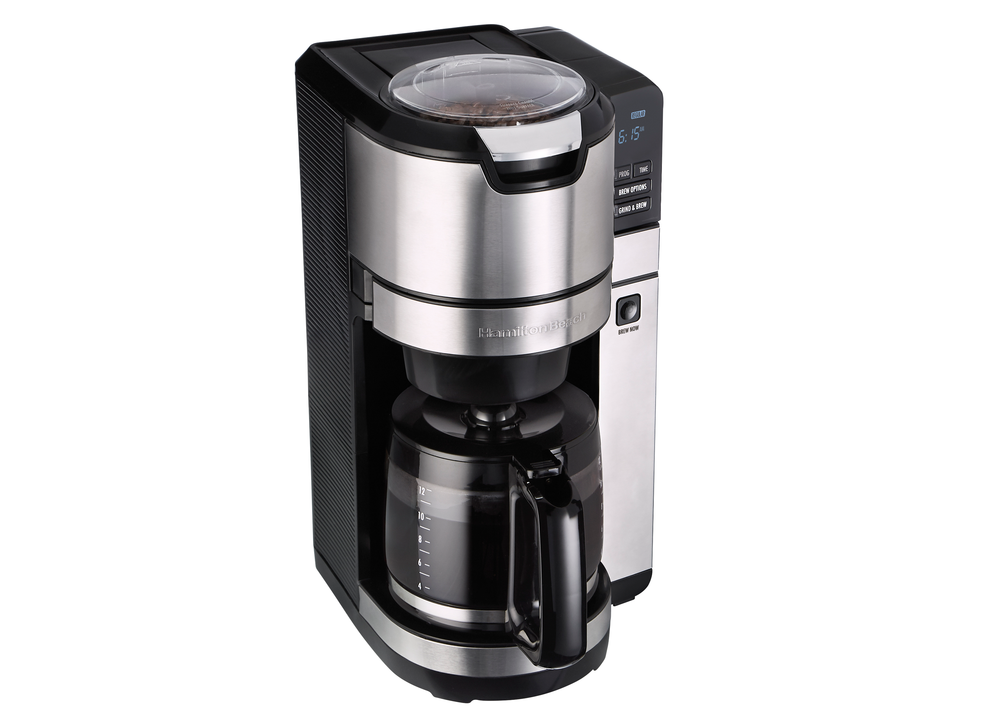 Hamilton Beach Programmable Grind and Brew 45505 Coffee Maker Review -  Consumer Reports