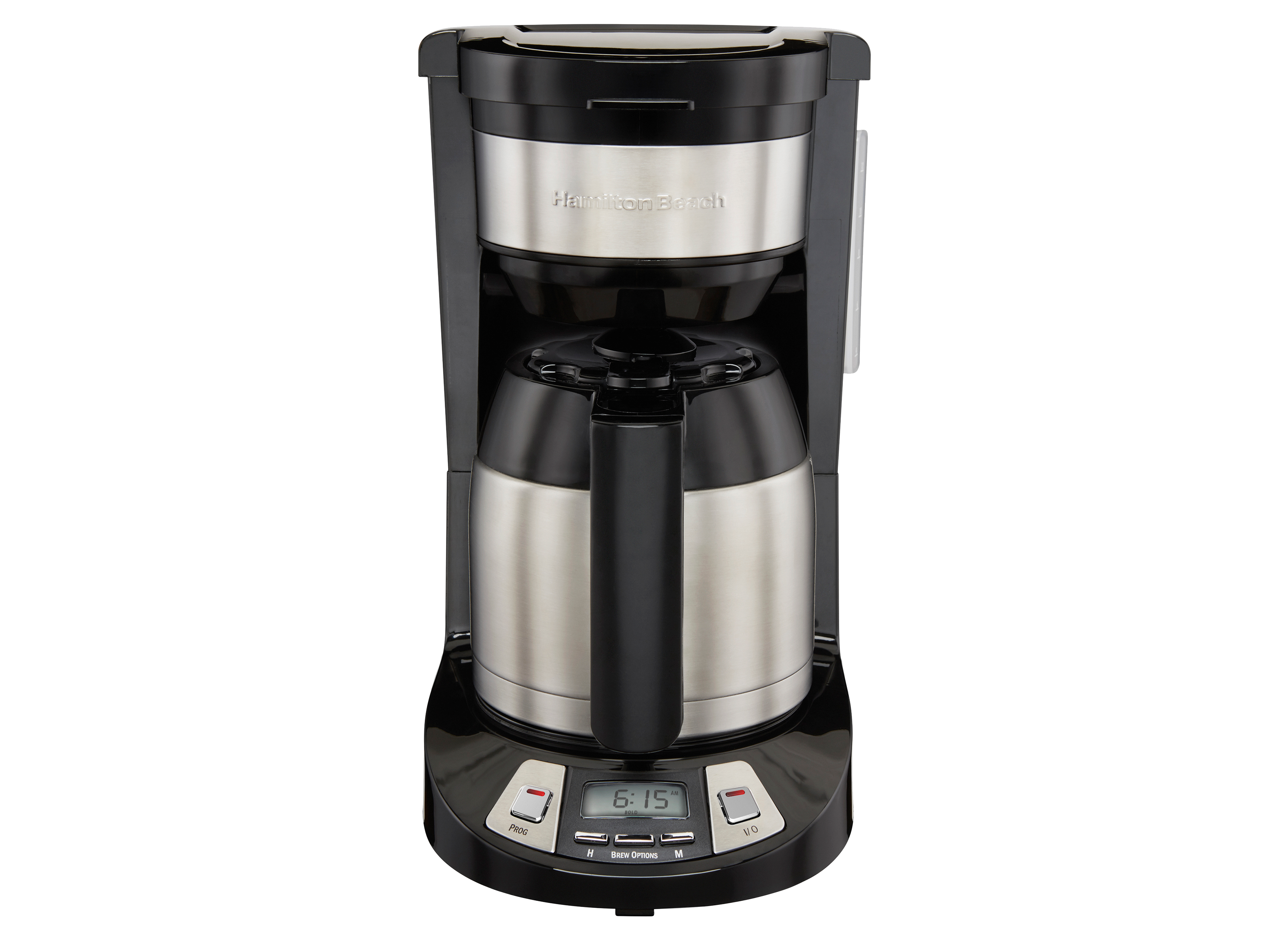 Hamilton Beach 12-Cup Black Stainless Programmable Drip Coffee