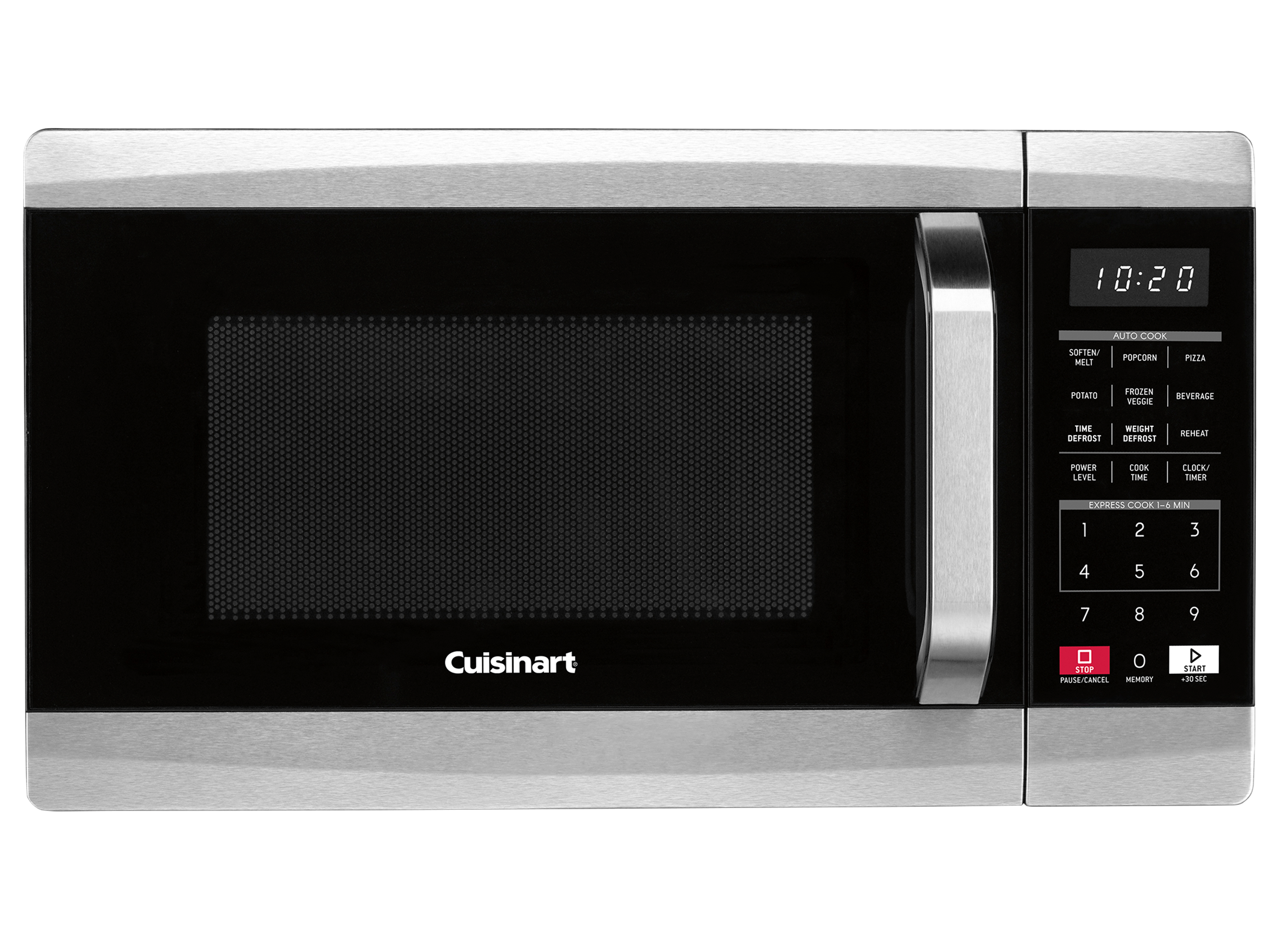 Cuisinart 0.7 Cu Ft Compact Microwave Stainless Steel - Office Depot