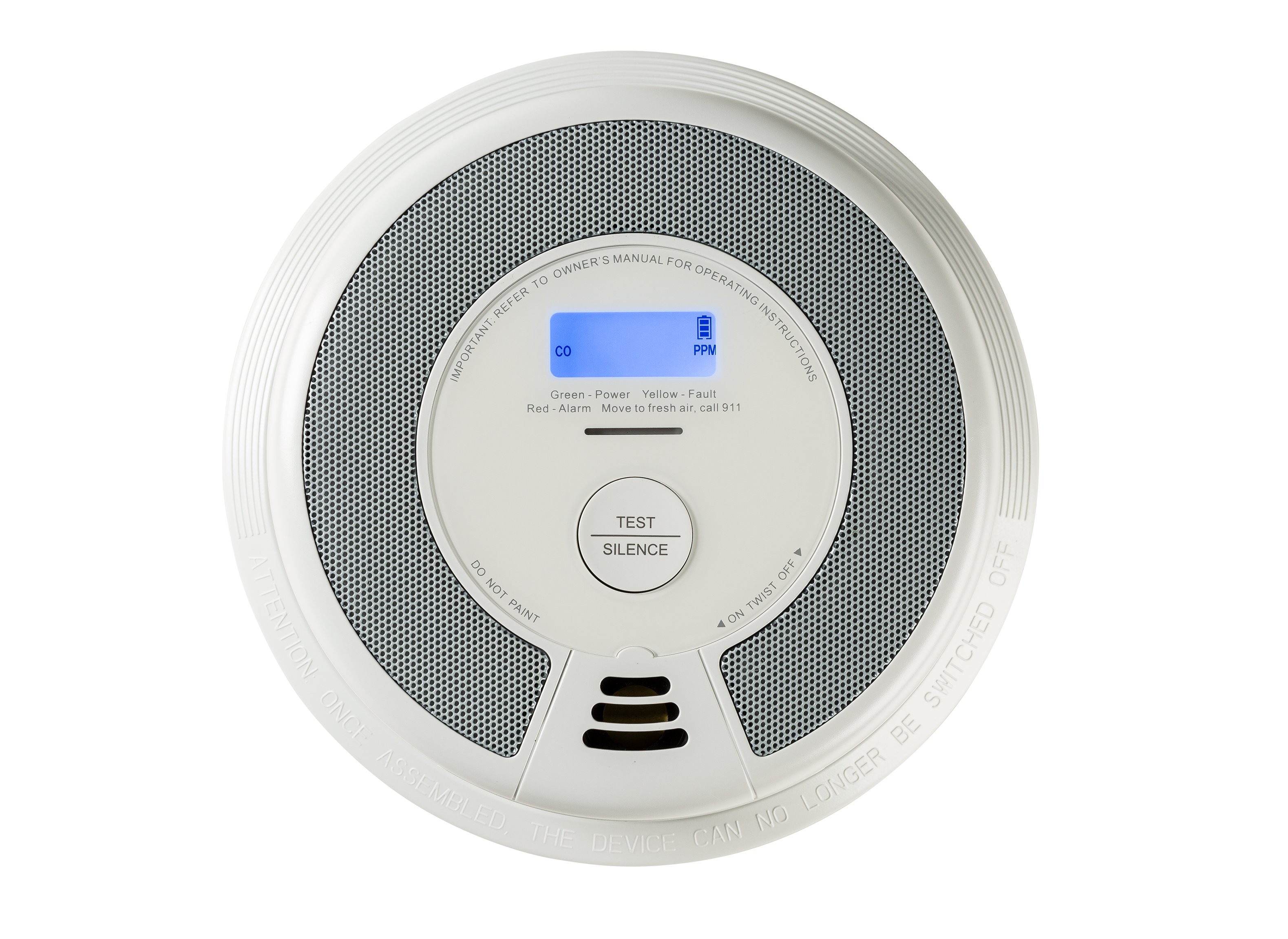 X-Sense Smoke and Carbon Monoxide Detector Combo, Wireless Interconnected  Combination Smoke and Carbon Monoxide Detector with LCD Display & 10-Year