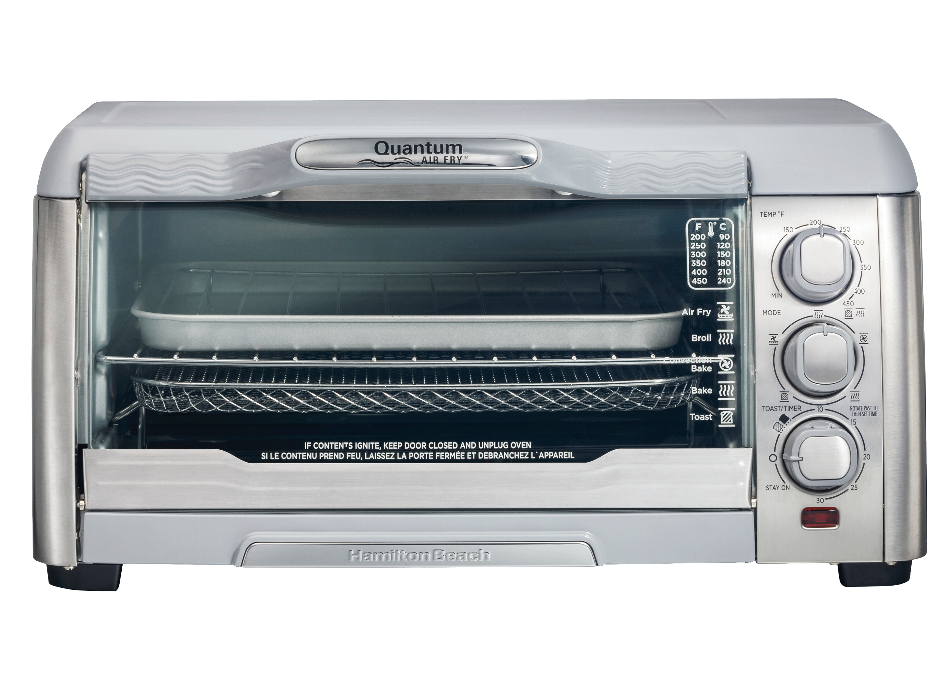 Hamilton Beach Air Fryer Toaster Oven with Quantum Air Fry