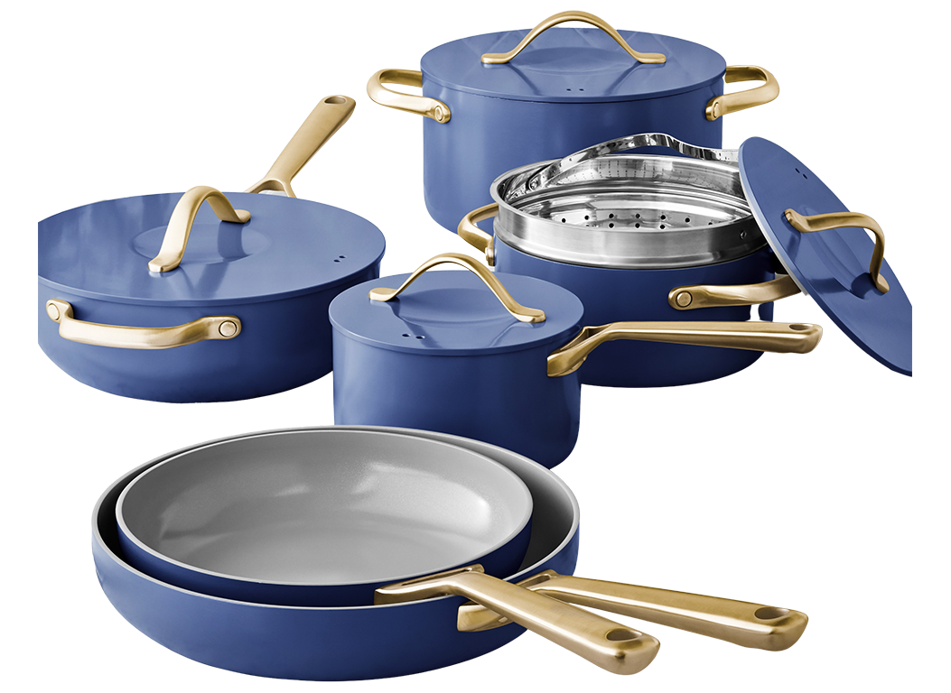 Member's Mark 3-Piece Modern Ceramic Fry Pan Set (Grey)
