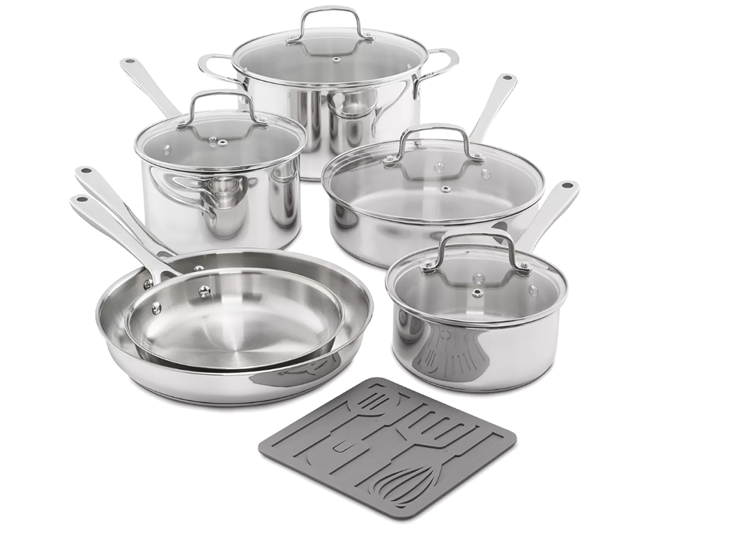 Country Kitchen Nonstick Cookware Sets - 6 Piece High Quality Nonstick | Color: White | Size: See Description | Pm-99759755's Closet