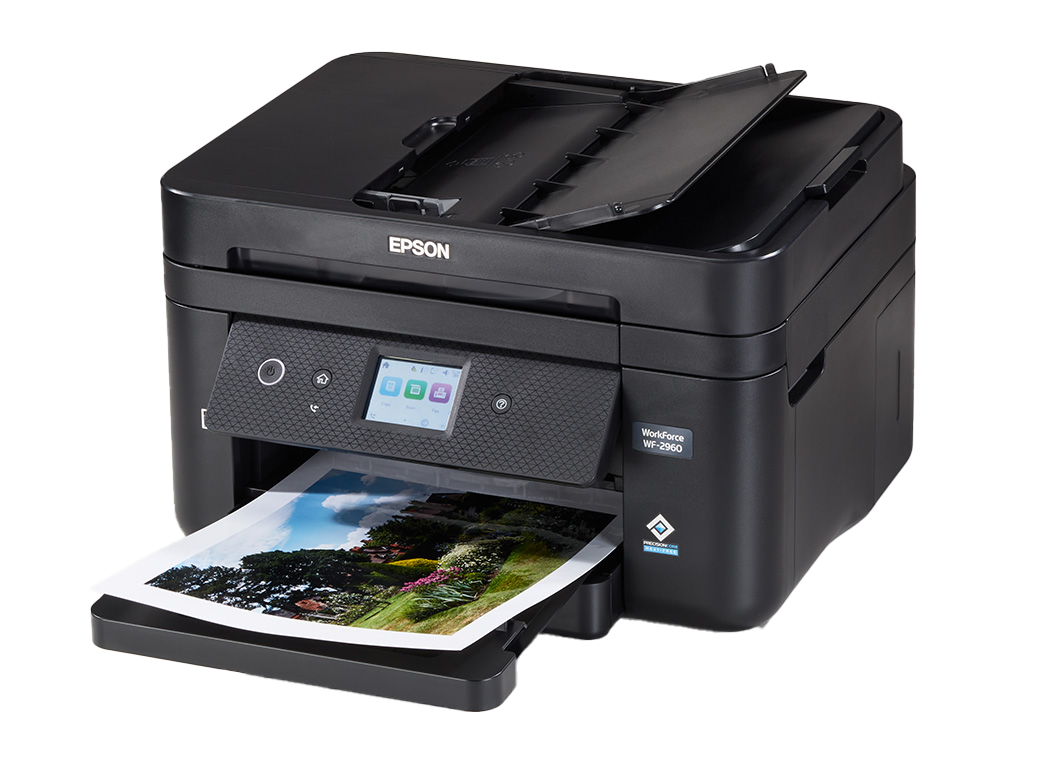 WorkForce WF-2960 Wireless All-in-One Color Inkjet Printer with Built-in  Scanner, Copier, Fax and Auto Document Feeder, Products