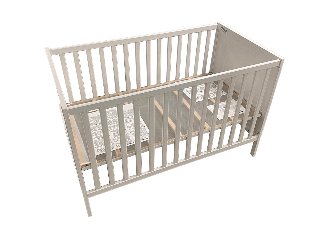 SUNDVIK Crib, white, 27 1/2x52 - IKEA