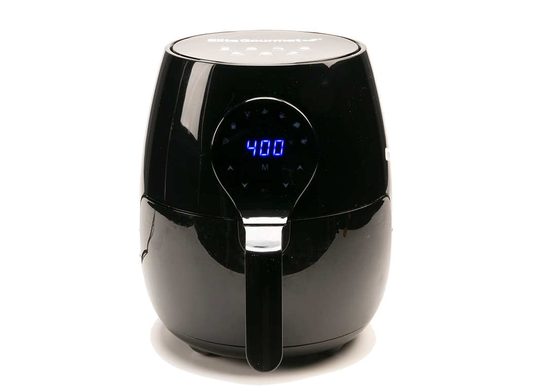 Elite Gourmet Infinite-Use Air Fryer Oven Stainless Steel 5.3-Quart  Programmable Touch Control ETL Listed in the Air Fryers department at