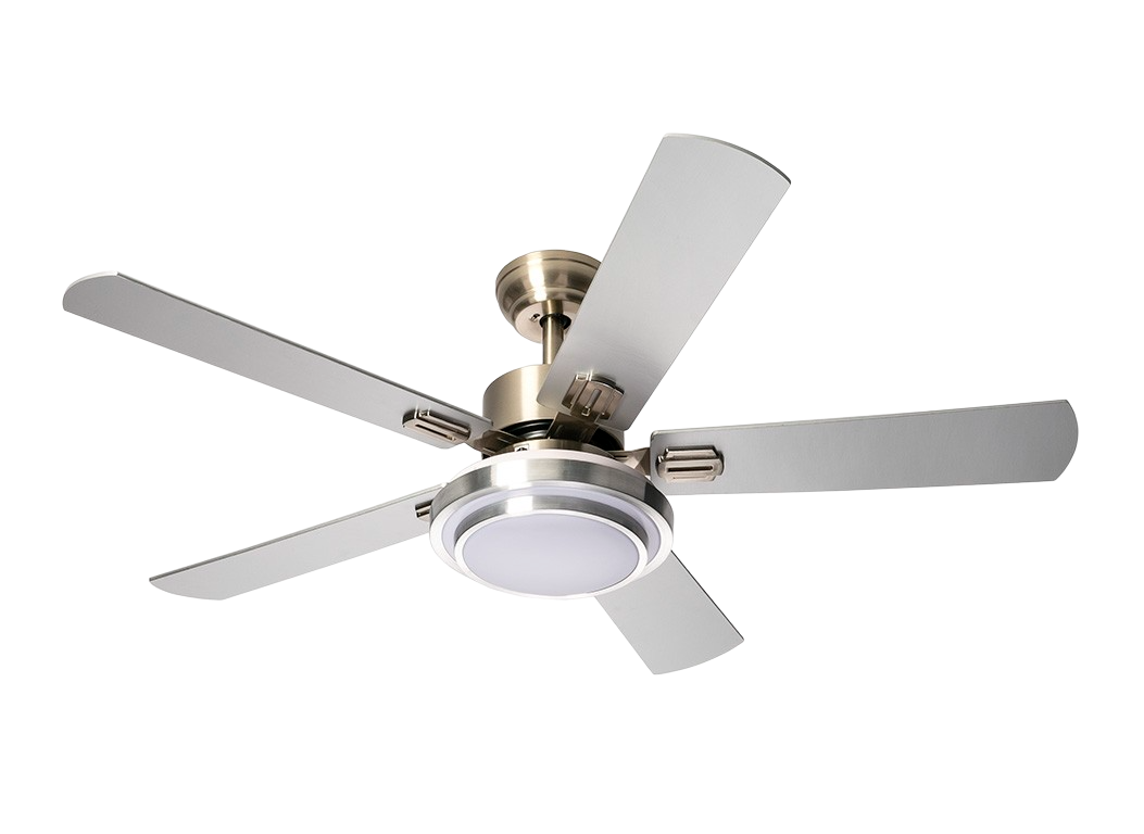 けまでに Ceiling Fan with Lights Remote Control 52 Inch Brushed