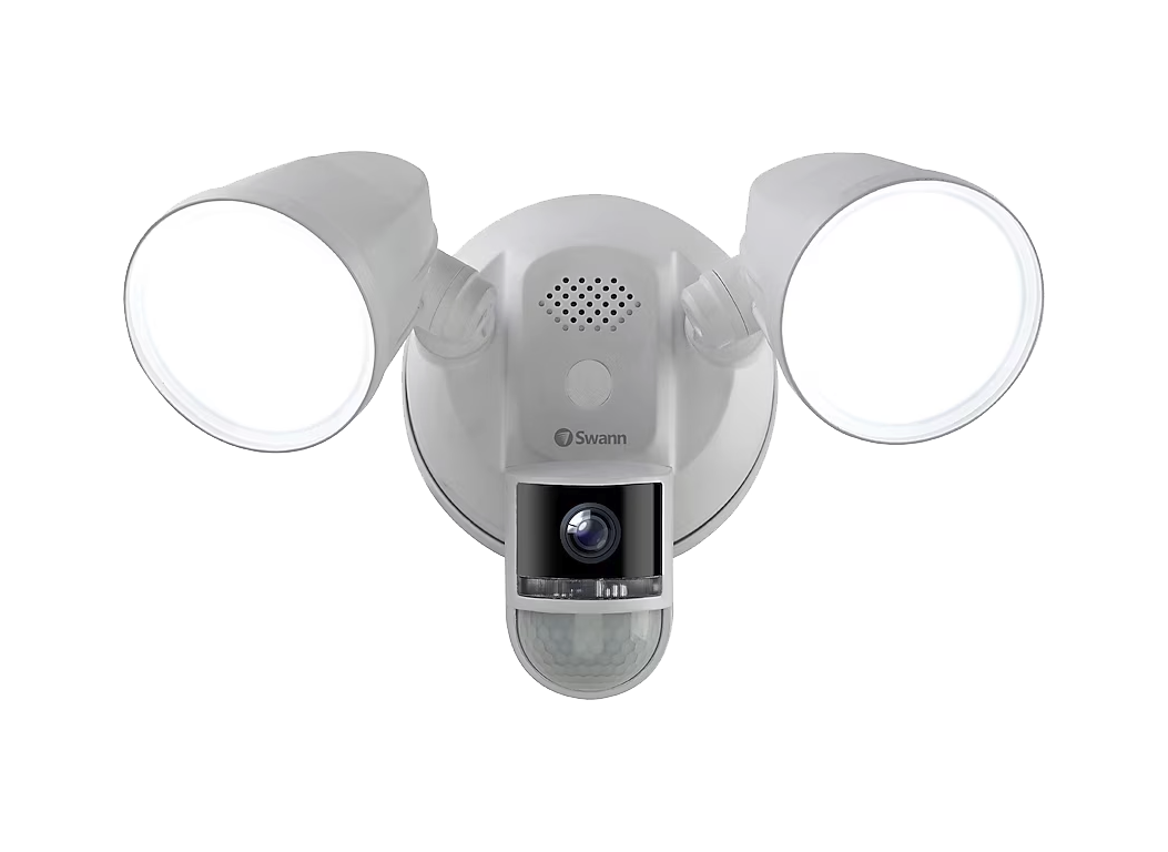 Swann 4K WiFi カメラ 防犯カメラ SWIFI-4KFLOCAM 4K Floodlight Security Camera | Swann Security