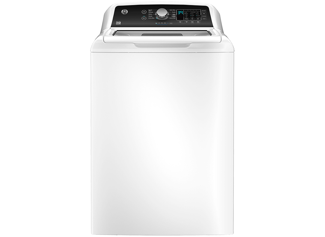 GE 4.5 cu. ft. Water Level Control Top Load Washer in White