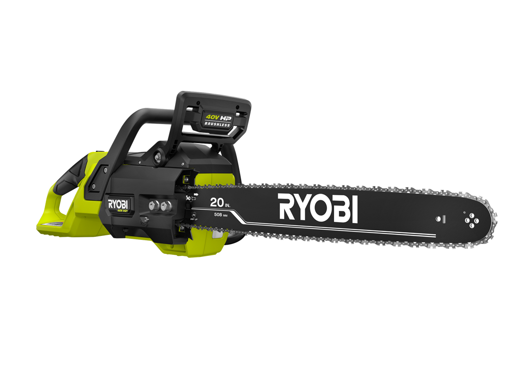 40v on sale chainsaw ryobi