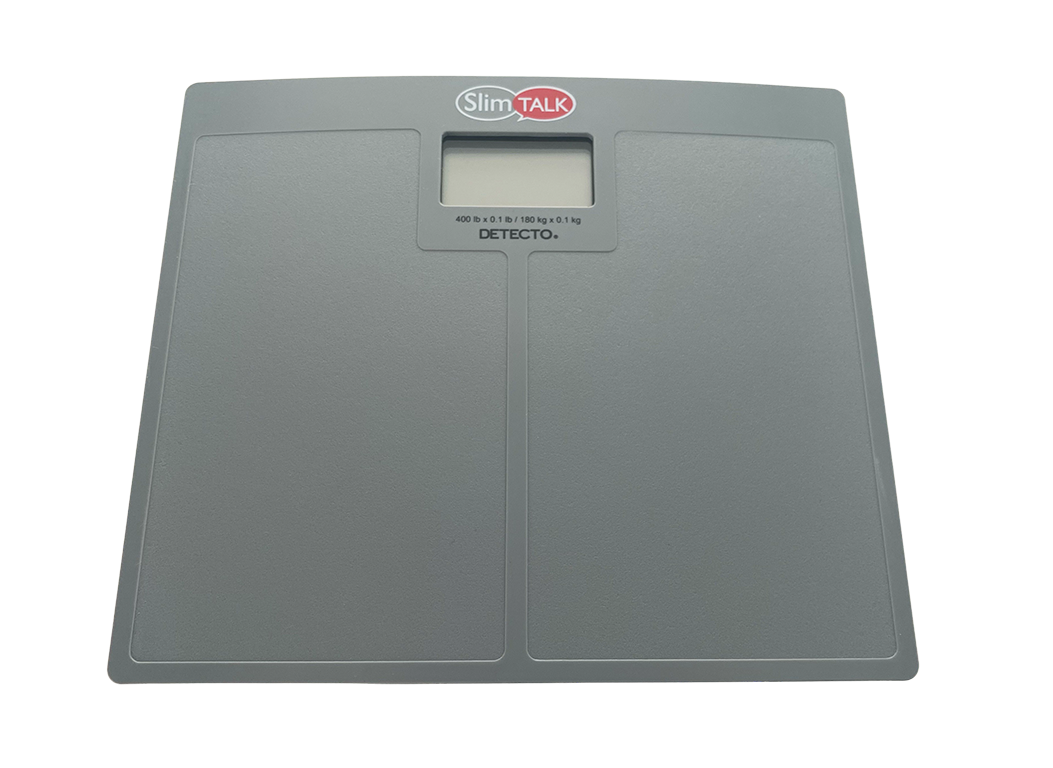 Talking Bathroom Scale Weight Capacity 396 lb. Diabetics, The Blind, Low  Vision