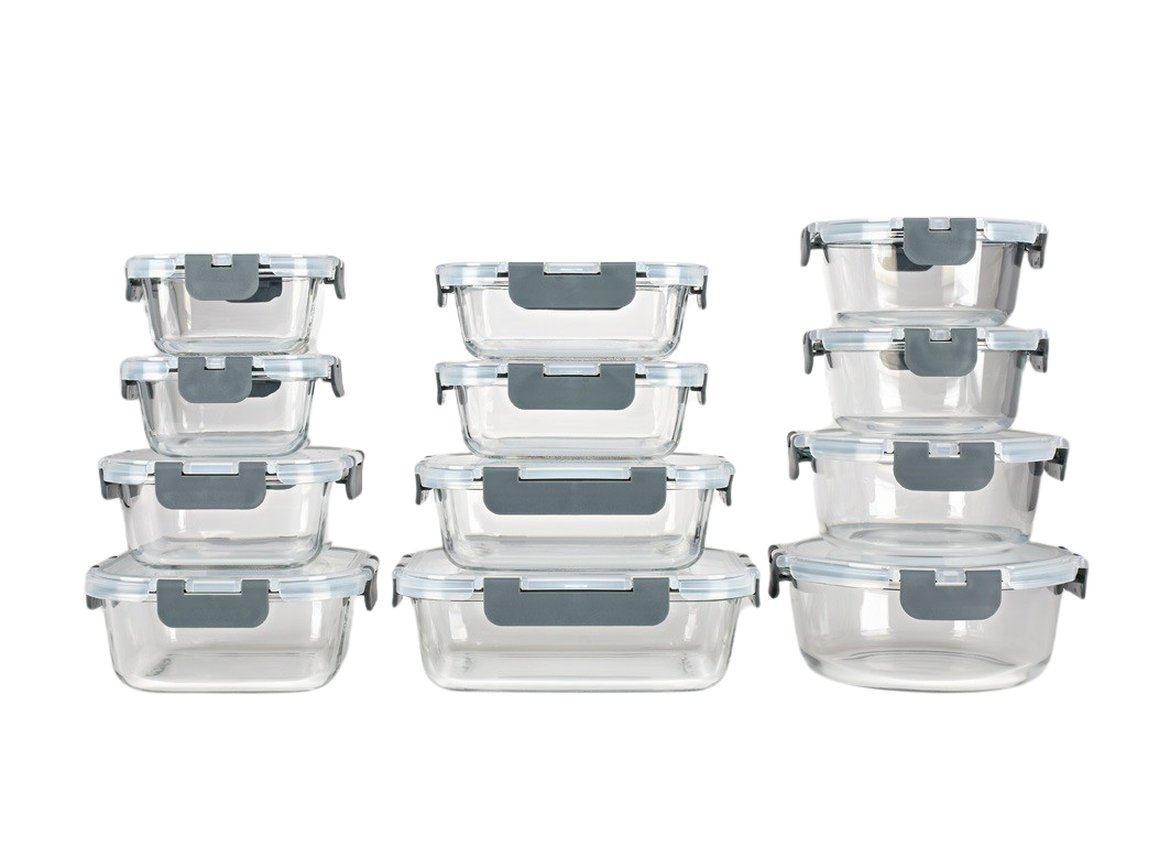 FineDine 24pc Glass Food Storage Container Set Food Storage Review