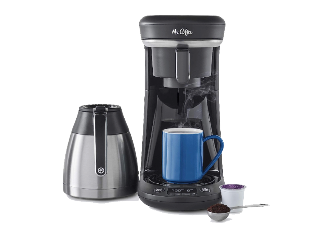 Mr. Coffee BVMC-SS12XTH Space-Saving Combo 10-Cup Coffee Maker and