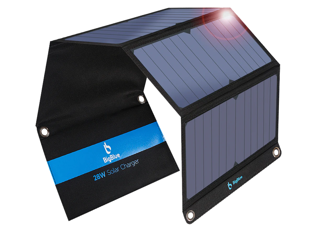 MPPTテクノロジーを搭載　BigBlue 120W 折りたたみ式ソーラー充電器 MPPTテクノロジーを搭載 BigBlue 120W 折りたたみ式ソーラー充電器