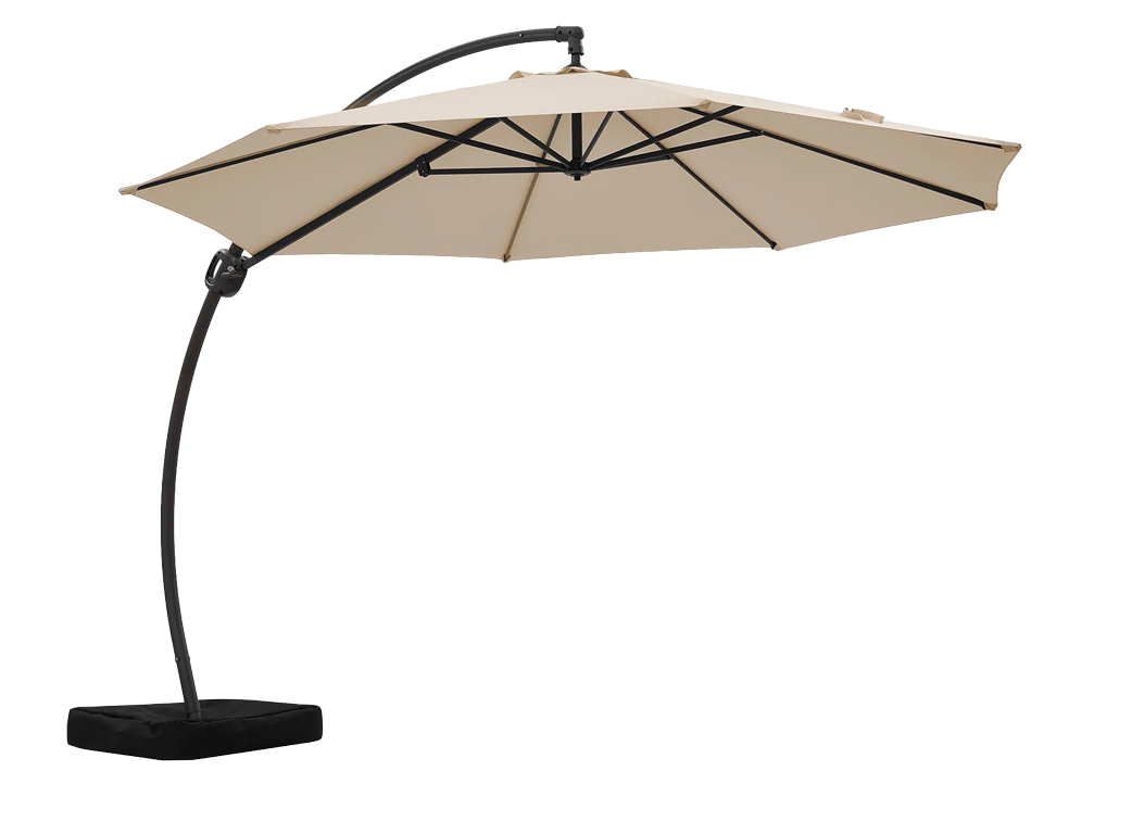 jearey patio umbrellas 15ft Large Umbrella with Base, Outdoor Rectangle Umbrella Double-Sided Market Umbrella with Stand for Pool, Deck, Backyard and Garden, Beige : Patio, Lawn & Garden Transform your patio or poolside into the perfect venue for gatherings Jearey 11' Curvy Cantilever Outdoor