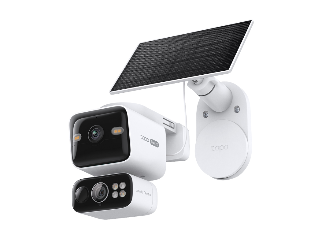 TP-Link Tapo C645D Dual-Lens Solar Pan/Tilt Camera Kit Home