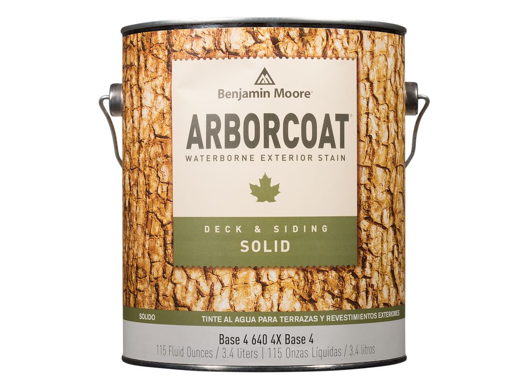 Benjamin Moore Arborcoat Solid Deck &amp; Siding Wood Stain