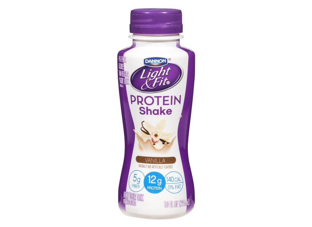 Dannon Light & Fit Protein Shake Vanilla Healthy Snack ...
