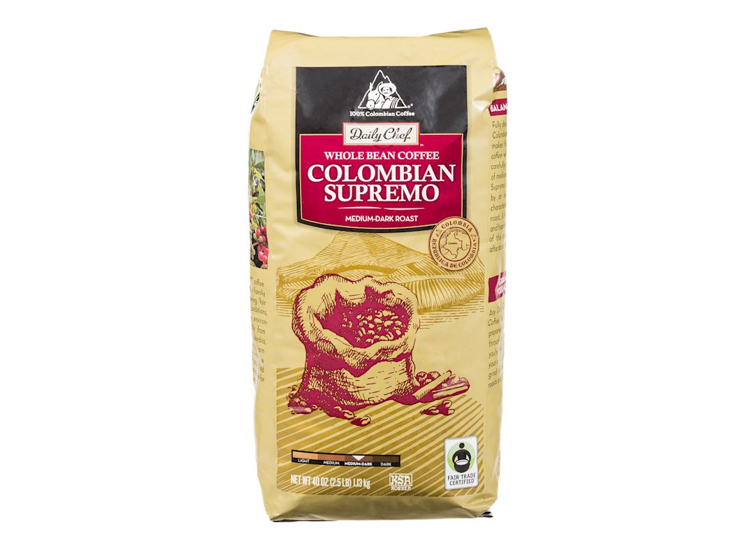 Daily Chef (Sam's Club) Colombian Supremo whole bean Coffee Consumer