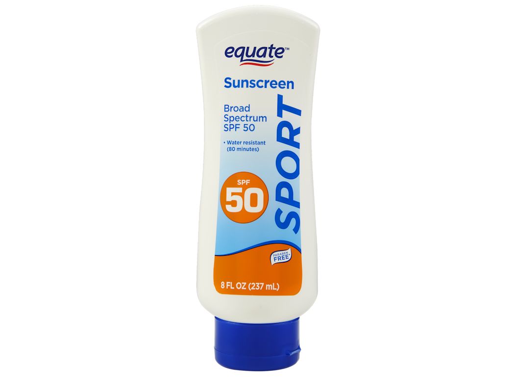 equate walmart sport lotion spf 50