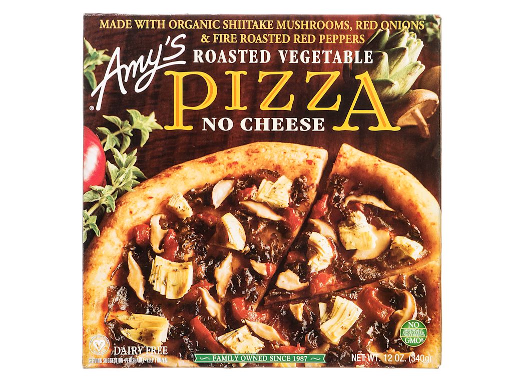 Amy's Roasted Vegetable Pizza No Cheese Frozen Pizza Consumer Reports