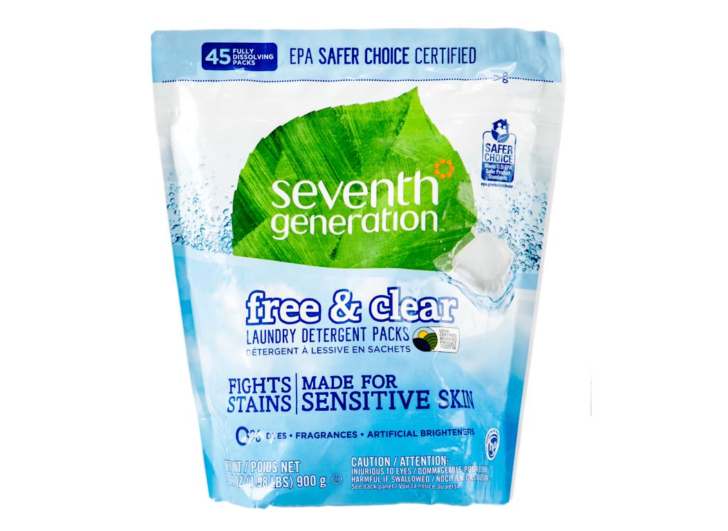 Seventh Generation Free & Clear Packs Sensitive Skin Laundry Detergent