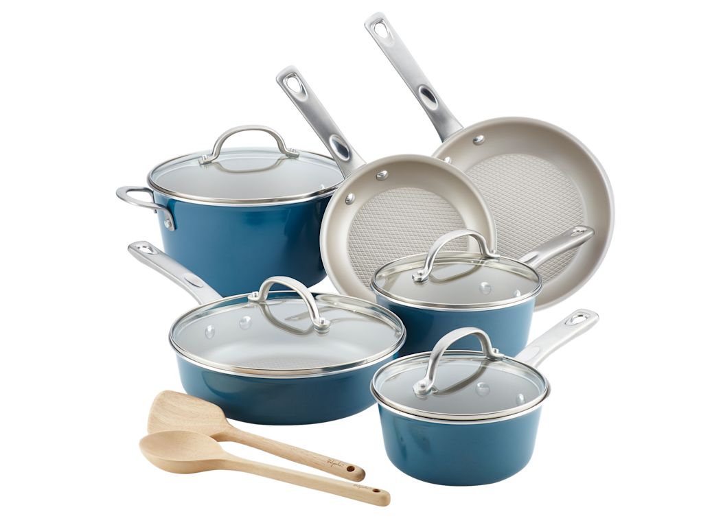 Ayesha Curry Home Collection Porcelain Enamel Nonstick Kitchen Cookware
