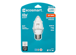 EcoSmart 40W Equivalent Dimmable Soft White B11 LED