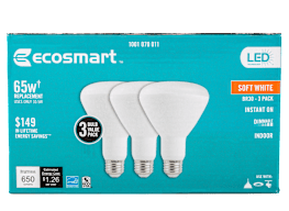 EcoSmart 65W Equivalent Soft White BR30 Dimmable LED