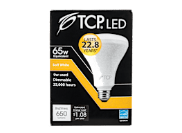 TCP 9W Soft White 65W Equivalent BR30 LED Dimmable