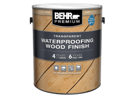 Behr Premium Transparent Waterproofing Wood Finish (Home Depot)