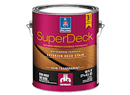 SuperDeck® Exterior Waterborne Semi-Transparent Stain - Property