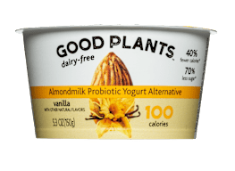 Good Plants Almondmilk Probiotic Yogurt Alternative Vanilla