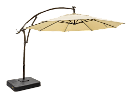 Hampton Bay 11' Aluminum Cantilever Solar LED Umbrella