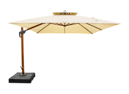 Purple Leaf Outdoor Square Cantilever Umbrella