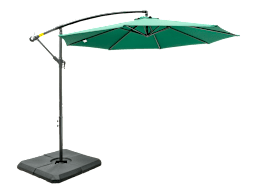 Outsunny 10' Cantilever Hanging Tilt Offset Patio Umbrella