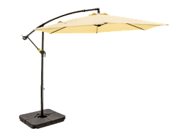 Fruiteam 10' Patio Offset  Hanging Patio Umbrella