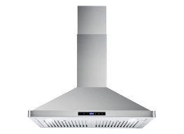 Hauslane 30-Inch Wall Mount Touch Control T-Shaped Range Hood with Sta