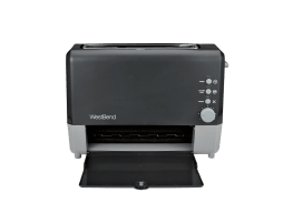 West Bend 77224 Quick Serve Slide Through Wide-Slot Toaster
