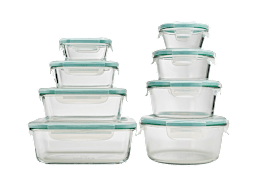 Oxo 16pc Smart Seal Glass Food Container Set